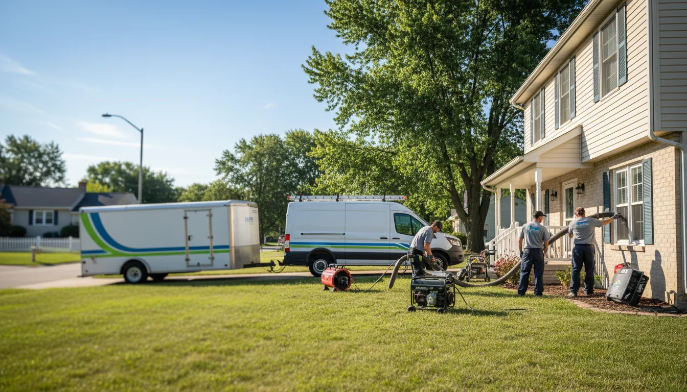 Flooded Basement Restoration And Cleanup With Repair in Forest Park, IL near me